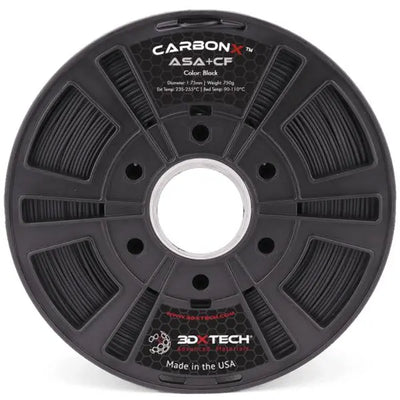 Noir - filament ASA 3DXTech CarbonX™ CF 1.75 mm - 0,75 kg