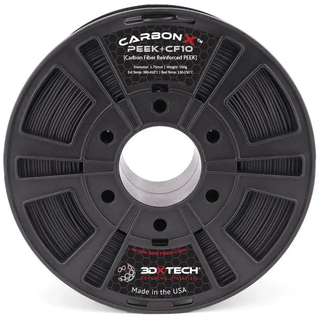 Noir - Filament Black 1,75 mm 3DXTech CarbonX™ PEEK+CF10 - 0,5 kg