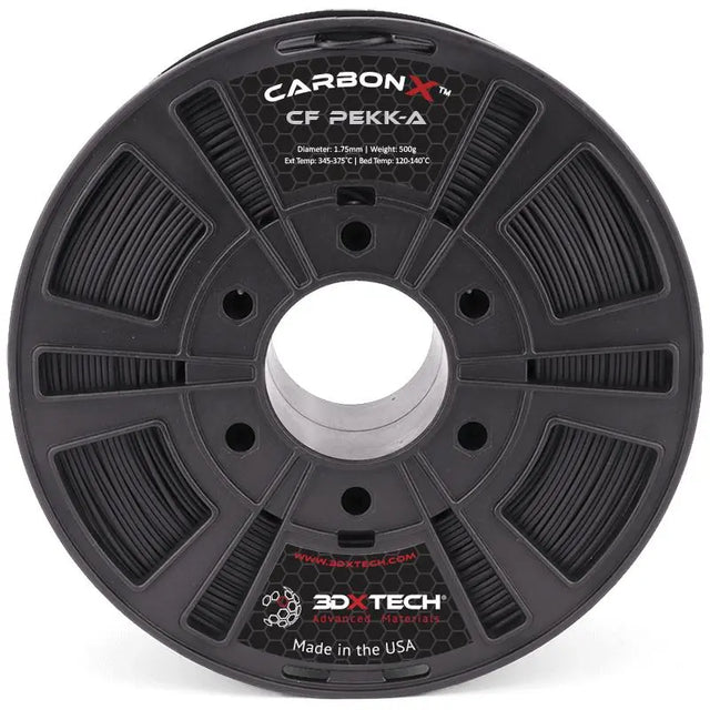 Noir - Filament 3DXTech CarbonX™ PEKK-A+CF15 de 1,75 mm - 0,5 kg