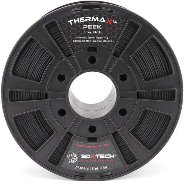 Noir - Filament PEEK ThermaX™ 3DXTech de 1,75 mm - 0,5 kg