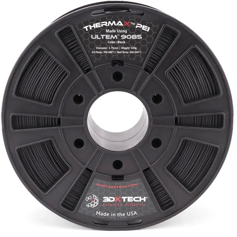 Noir - filament PEI 9085 3DXTech ThermaX™ en 1,75 mm - 0,5 kg