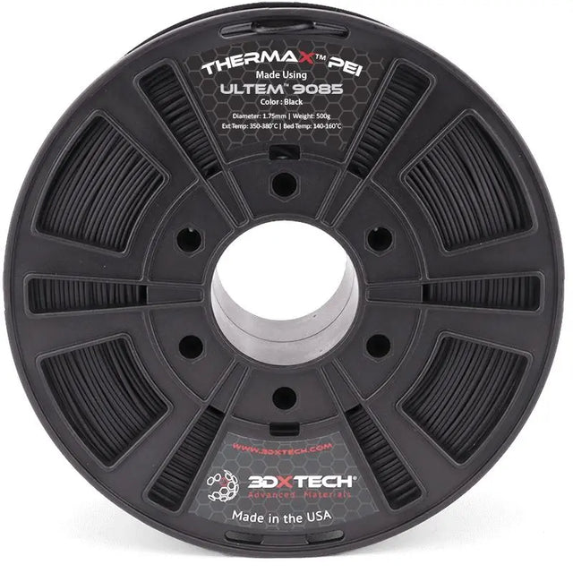 Noir - filament PEI 9085 3DXTech ThermaX™ en 1,75 mm - 0,5 kg