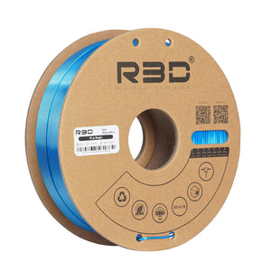 Filament PLA Magic Silk bicolore R3D noir/bleu - 1,75 mm, 1 kg