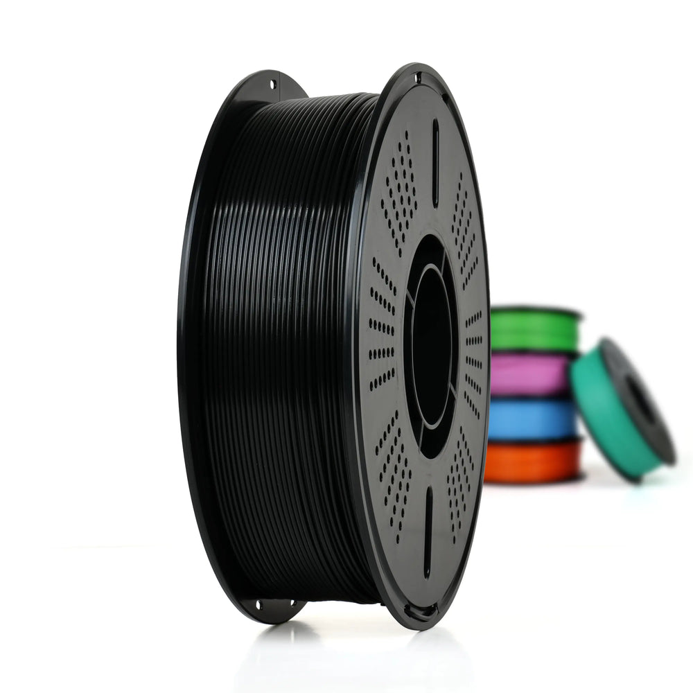 Black - Budget PLA Filament - 1.75mm, 1kg 3D Printing Canada