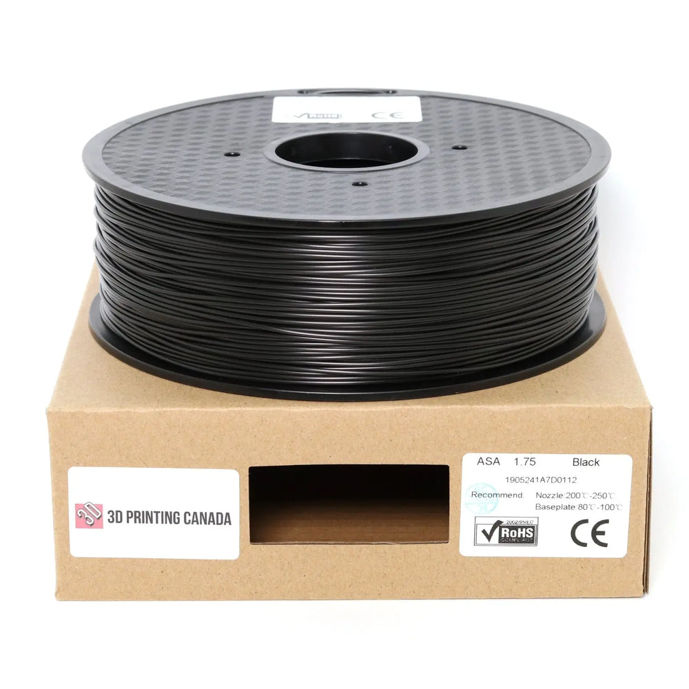 Noir - Filament ASA standard - 1,75 mm, 1 kg