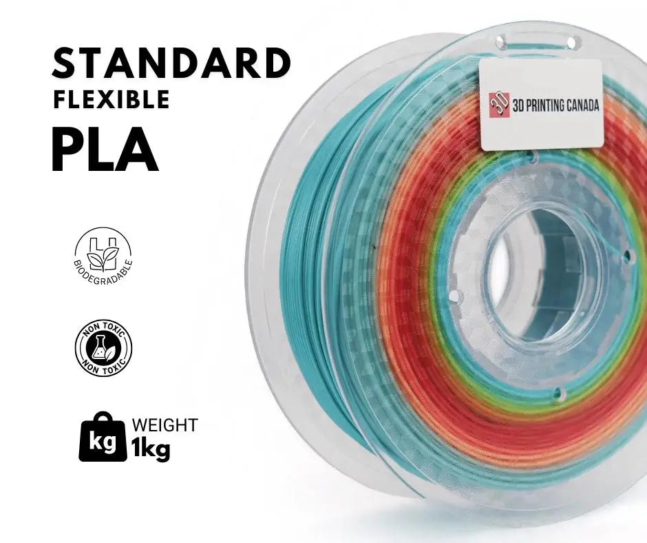 Noir - Filament PLA Flexible Standard - 1.75mm, 1kg