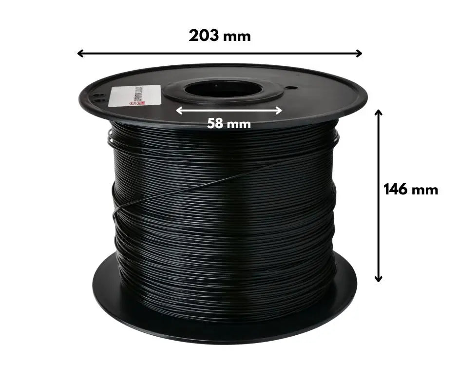 Noir - Filament PLA standard - 1,75 mm, 2 kg 