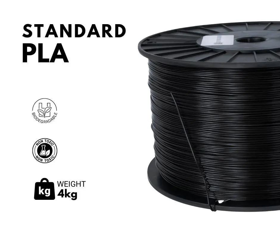 Noir - Filament PLA standard - 1,75 mm, 4 kg 