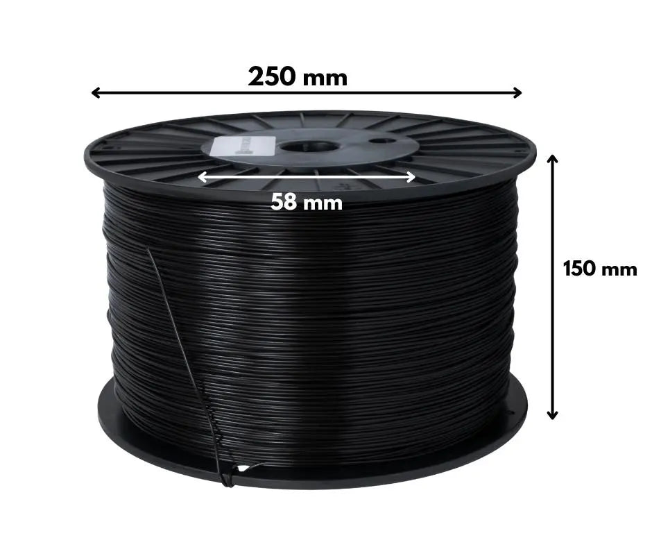 Noir - Filament PLA standard - 1,75 mm, 4 kg 