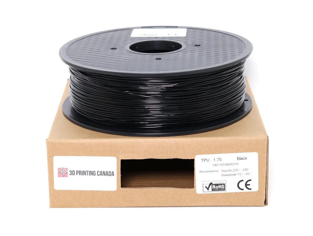 Noir - Filament TPU standard - 1,75 mm, 1 kg