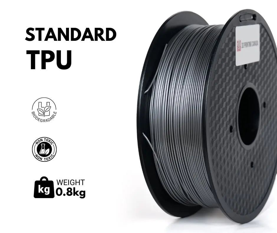 Noir - Filament TPU standard - 1,75 mm, 1 kg