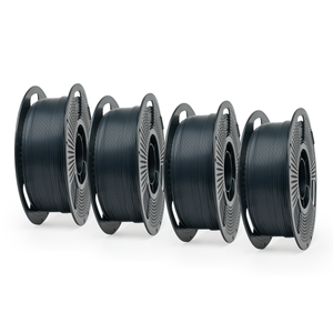 Matte Black - Unveil Form Matte PETG Filament 4-Pack (4 × 1kg), With Spools - 1.75mm