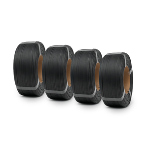 Matte Black - Unveil Form Matte PLA Filament 4-Pack (4 × 1kg), Refill - 1.75mm