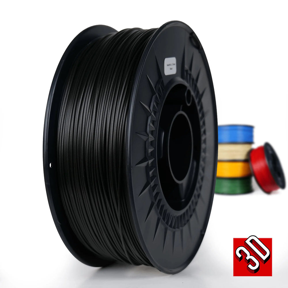 Noir - Filament PLA économique - 1,75 mm, 4,5 kg 