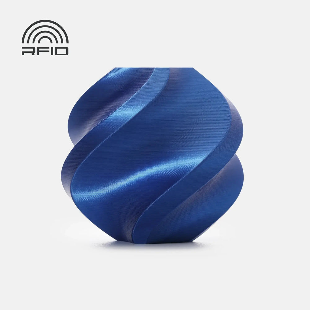 Blue - Bambu Lab PLA Silk+ Filament - 1.75mm, 1kg Bambu Lab