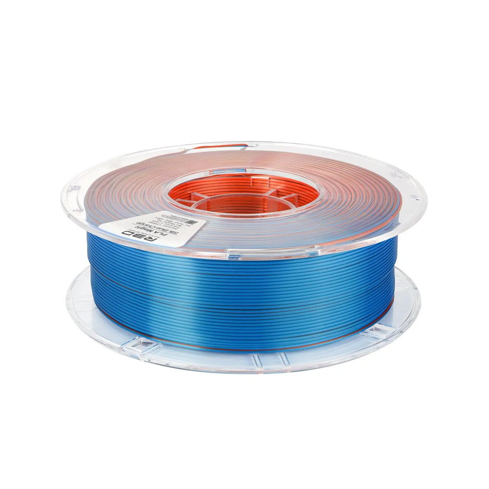 Blue/Orange - R3D Dual Colour Silk PLA Magic Filament - 1.75mm, 1kg R3D