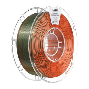 Filament PLA Magic Silk bicolore bronze/orange R3D - 1,75 mm, 1 kg