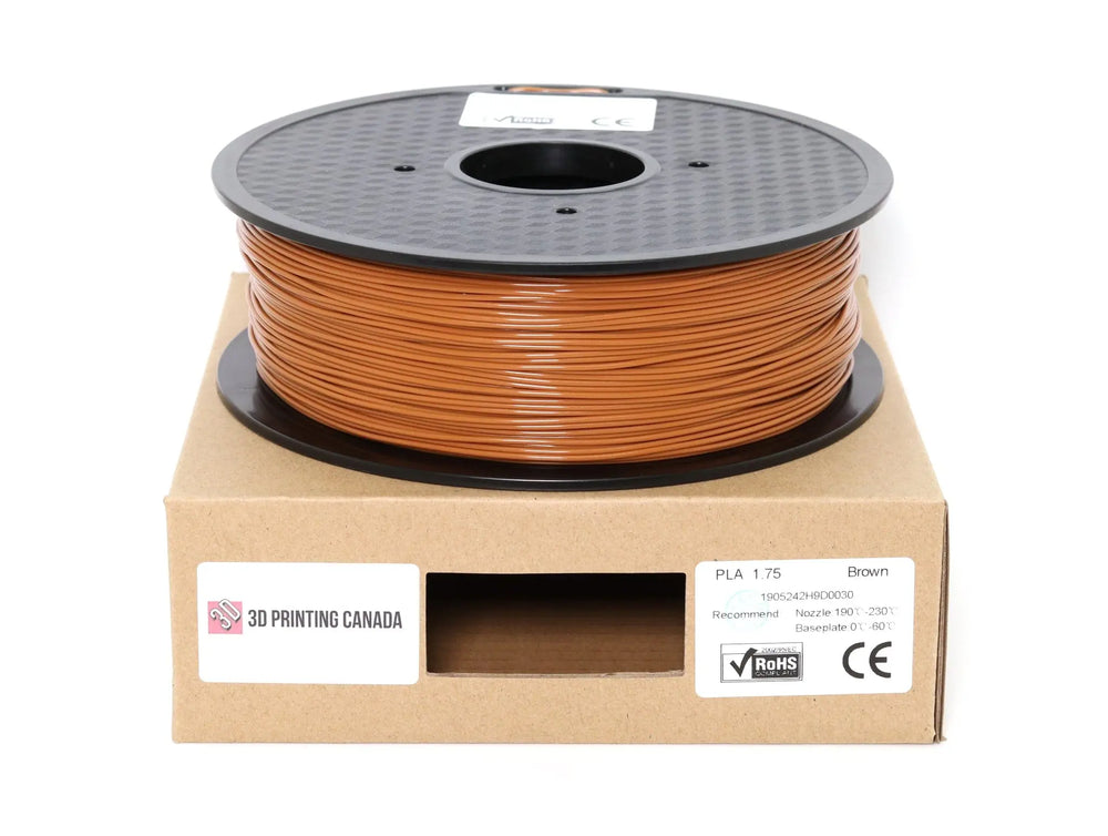 Brun - Filament PLA standard - 1,75 mm, 1 kg