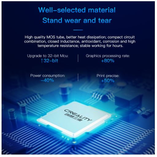 Official Creality CR-30 Printmill 32bit Replacement Silent Control Board V4.2.10