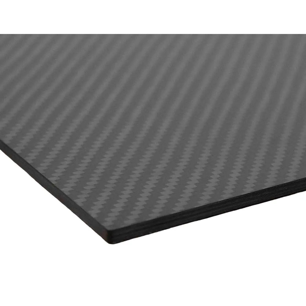 Carbon Fiber Fibre Build Surface 235x235x4mm - 3K Twill Glossy