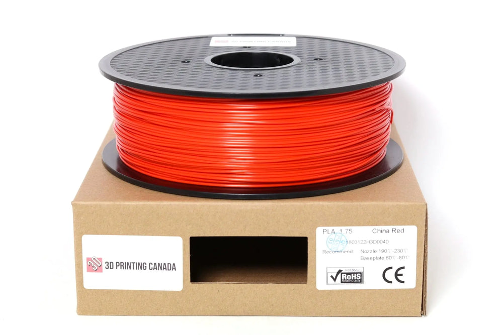 China Red - Filament PLA standard - 1,75 mm, 1 kg