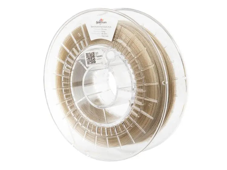 Clear Gold - Spectrum Glitter PLA Filament - 1.75mm, 0.5kg