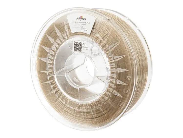 Clear Gold - Filament PLA paillettes Spectrum - 1,75 mm, 1 kg