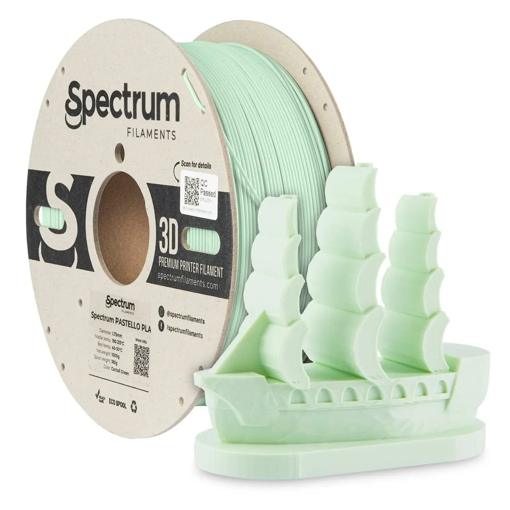 Coctail Green - Spectrum Pastello PLA Filament - 1.75mm, 1kg