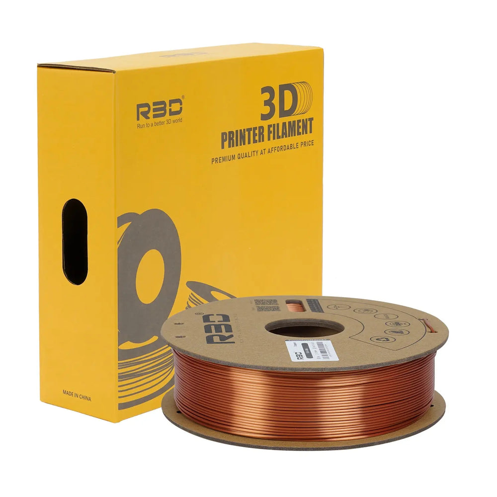 Copper - R3D Silk PLA Filament - 1.75mm, 1kg R3D