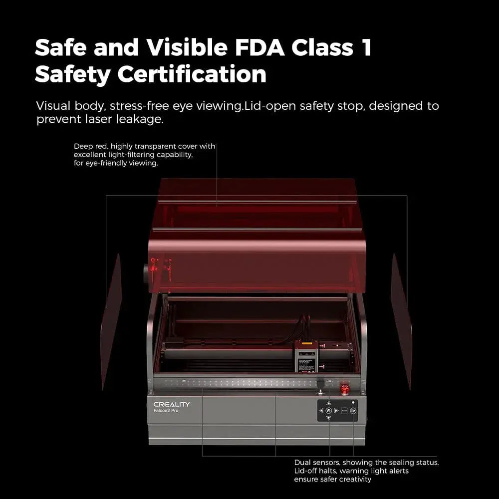 Creality Falcon 2 Pro 40W Enclosed Laser Engraver & Cutter