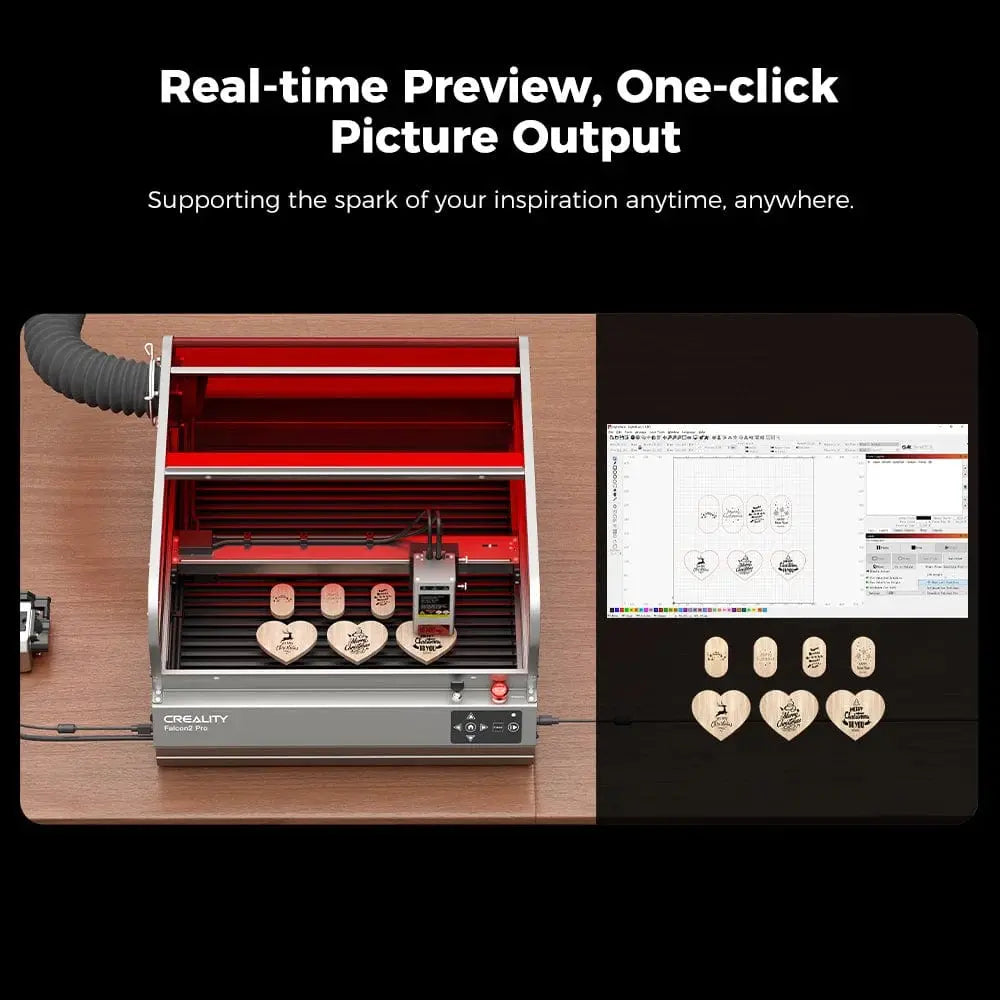 Creality Falcon 2 Pro 40W Enclosed Laser Engraver & Cutter