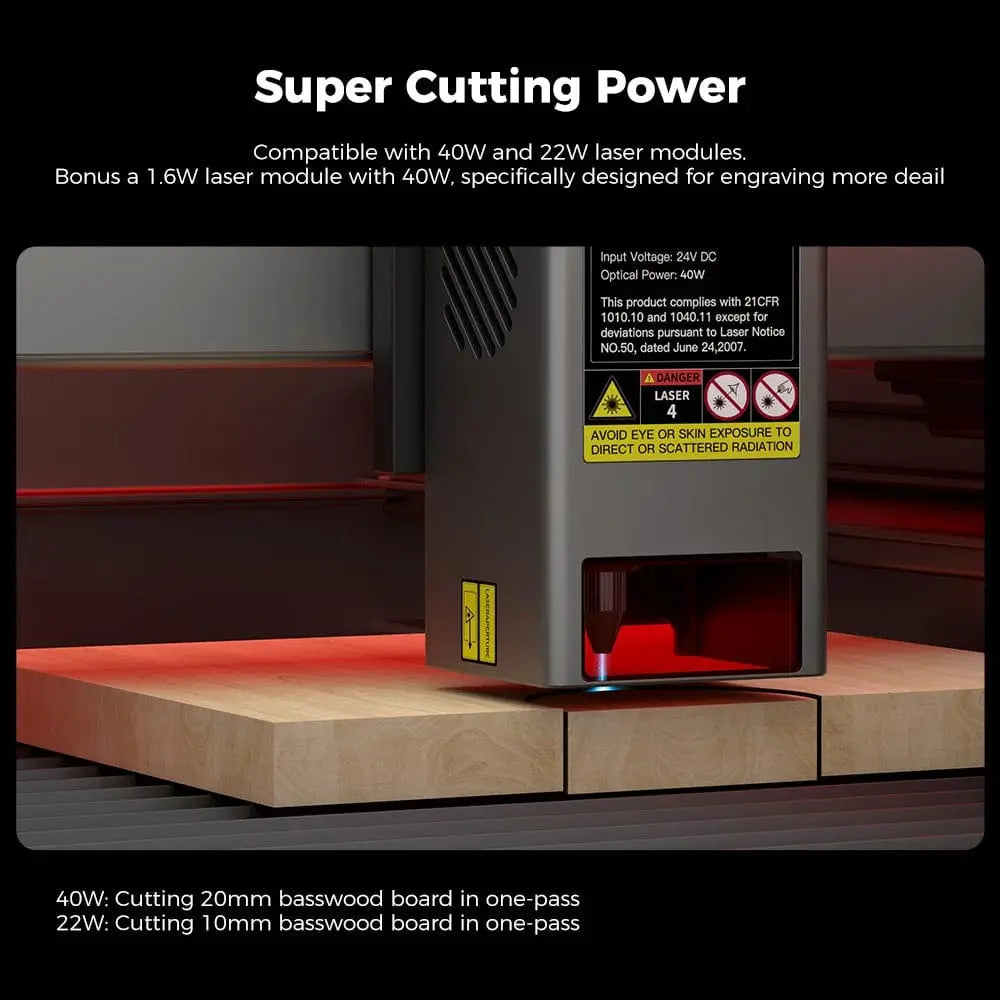 Creality Falcon 2 Pro 40W Enclosed Laser Engraver & Cutter