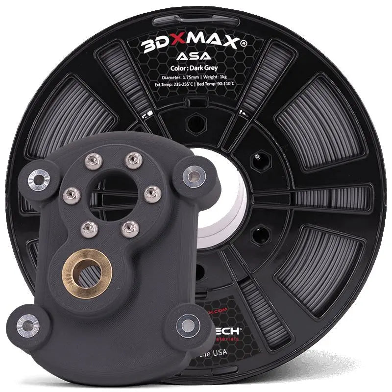 Gris foncé - Filament ASA 3DXTech 3DXMAX® de 1,75 mm - 1 kg