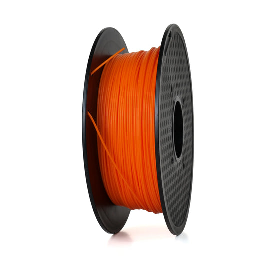 Orange foncé - Filament PEBA flexible et rebondissant - 1,75 mm, 0,5 kg