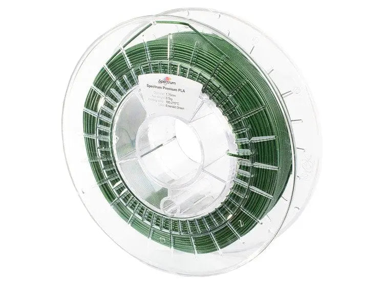 Émeraude - Filament PLA pailleté Spectrum - 1,75 mm, 0,5 kg