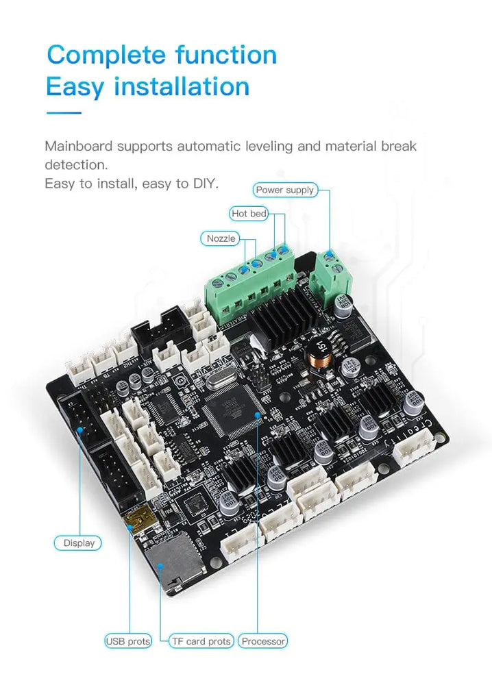 Carte officielle Creality Silent v2.2.1 pour CR-10 S4 S5/CR-X/Ender 5 Plus