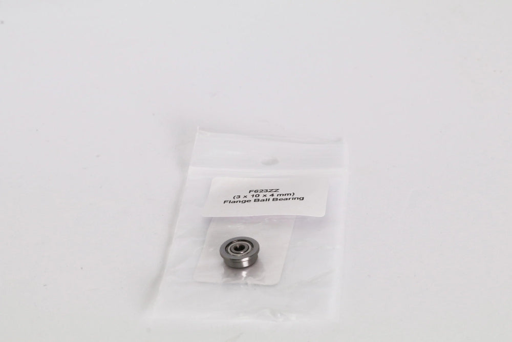 F623ZZ (3 x 10 x 4 mm) Flange Ball Bearing