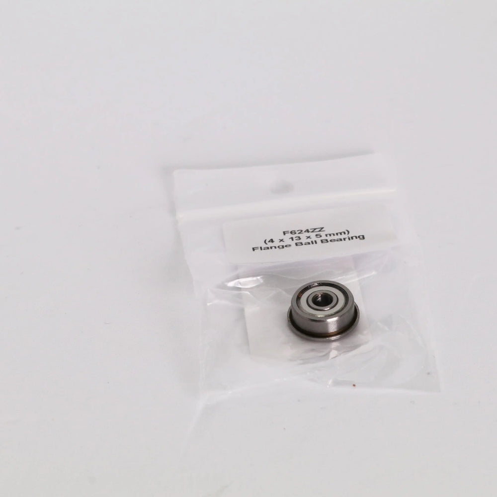 F624ZZ (4 x 13 x 5 mm) Flange Ball Bearing