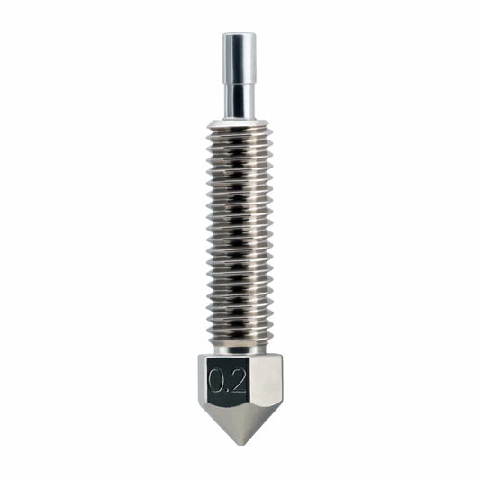 Micro Swiss Brass Plated Wear Resistant Nozzle for FlowTech™ Hotend - 0.2mm