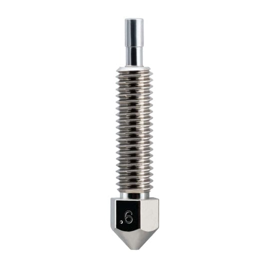 Micro Swiss Brass Plated Wear Resistant Nozzle for FlowTech™ Hotend - 0.6mm