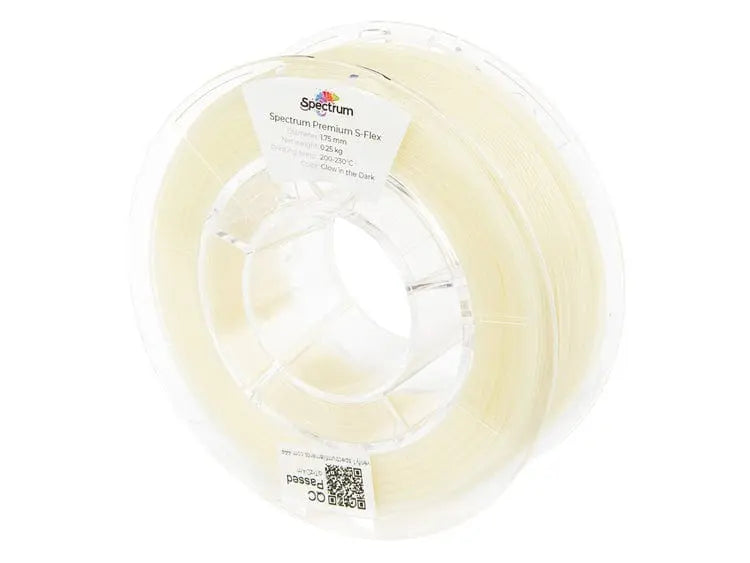 Glow In The Dark Green - Spectrum S-Flex 90A Filament - 1.75mm, 0.25kg