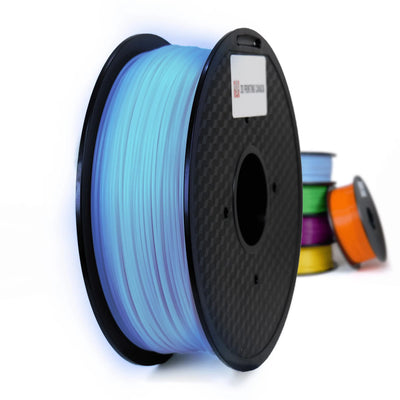 Glow in the Dark - Bleu - Filament PLA standard - 1,75 mm, 1 kg