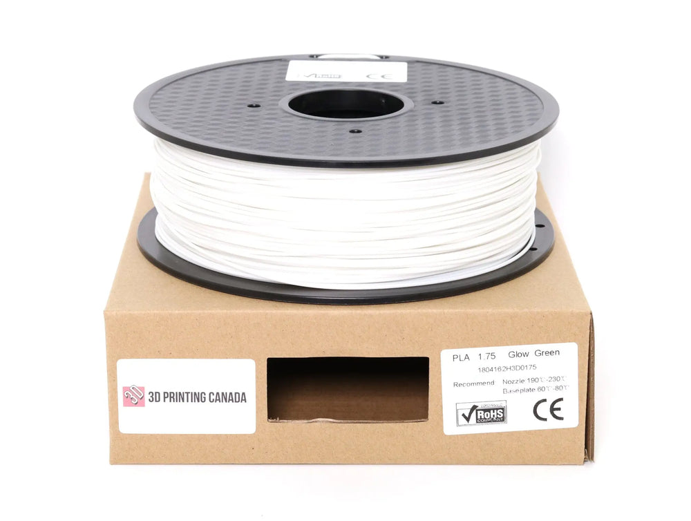 Glow in the Dark - Vert - Filament PLA standard - 1,75 mm, 1 kg