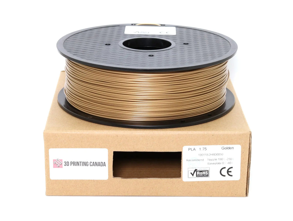 Golden - Standard PLA Filament - 1.75mm, 1kg
