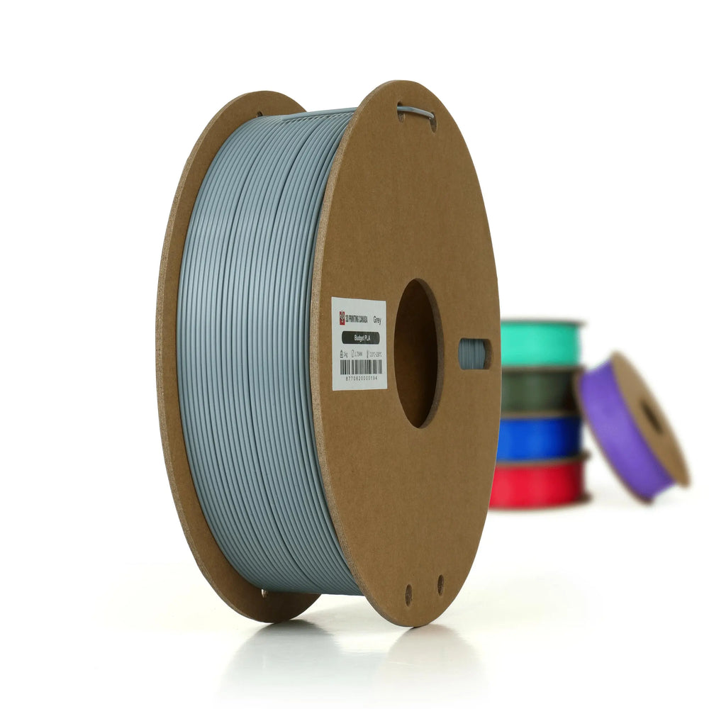 Grey - Budget PLA Filament - 1.75mm, 1kg