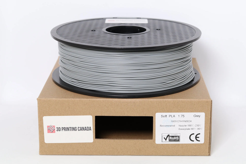 Gris - Filament PLA flexible standard - 1,75 mm, 1 kg