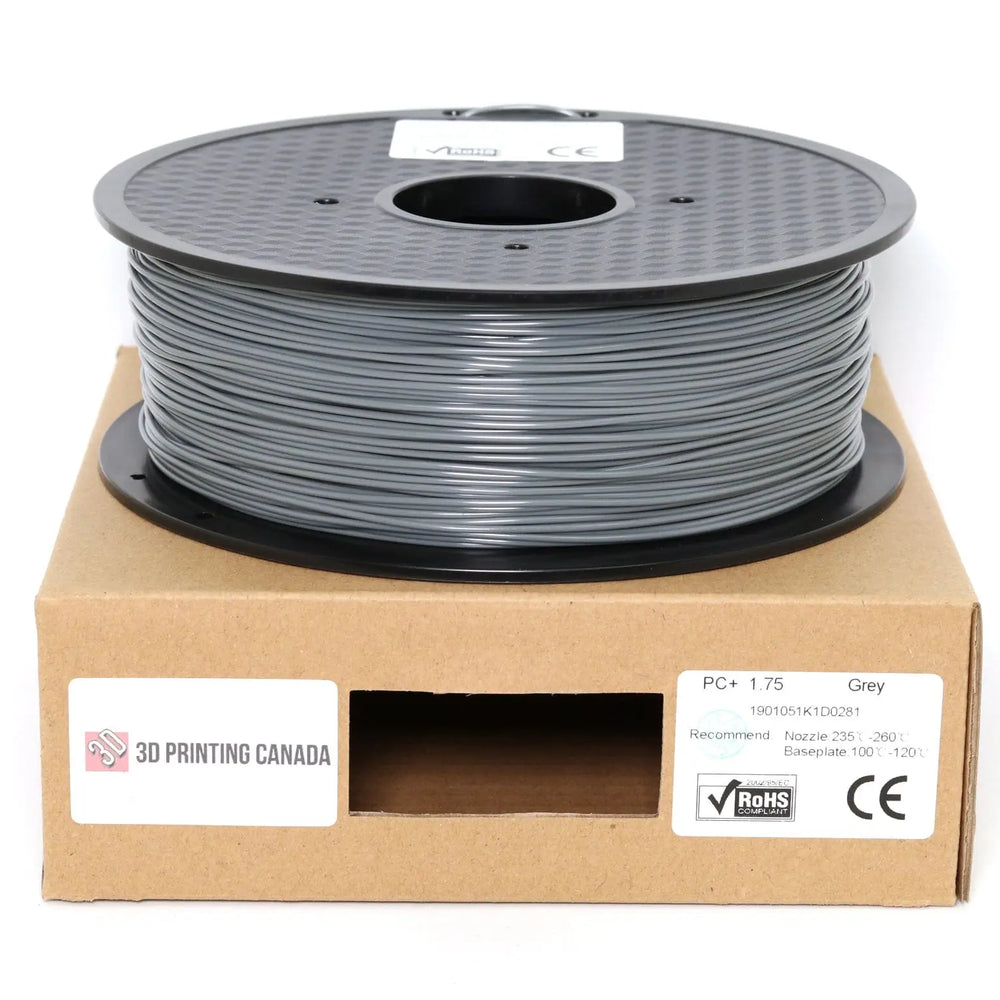 Gris - Filament PC+ Standard - 1.75mm, 1kg