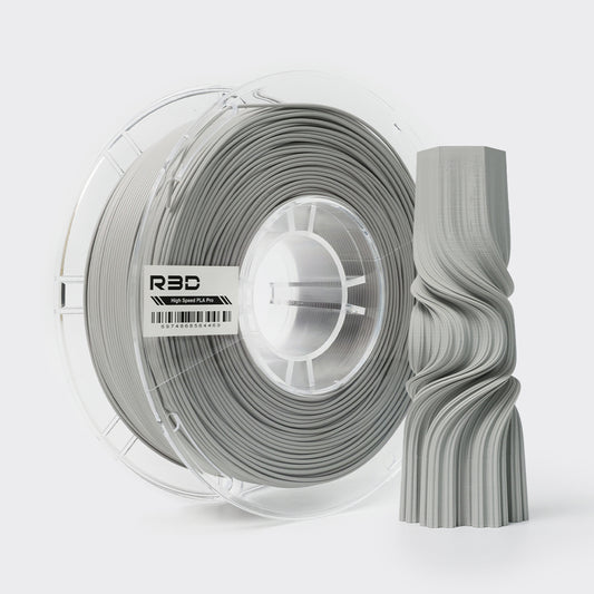 Grey - R3D High Speed Matte PLA Filament - 1.75mm, 1kg