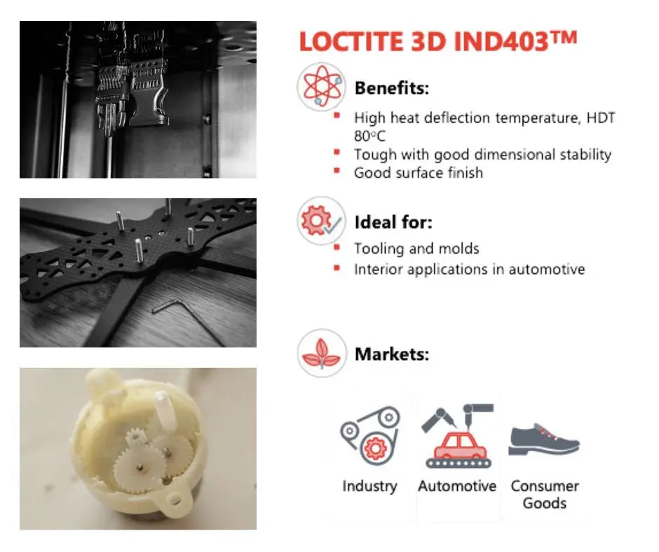 Henkel LOCTITE 3D IND403 High Modulus - 1kg