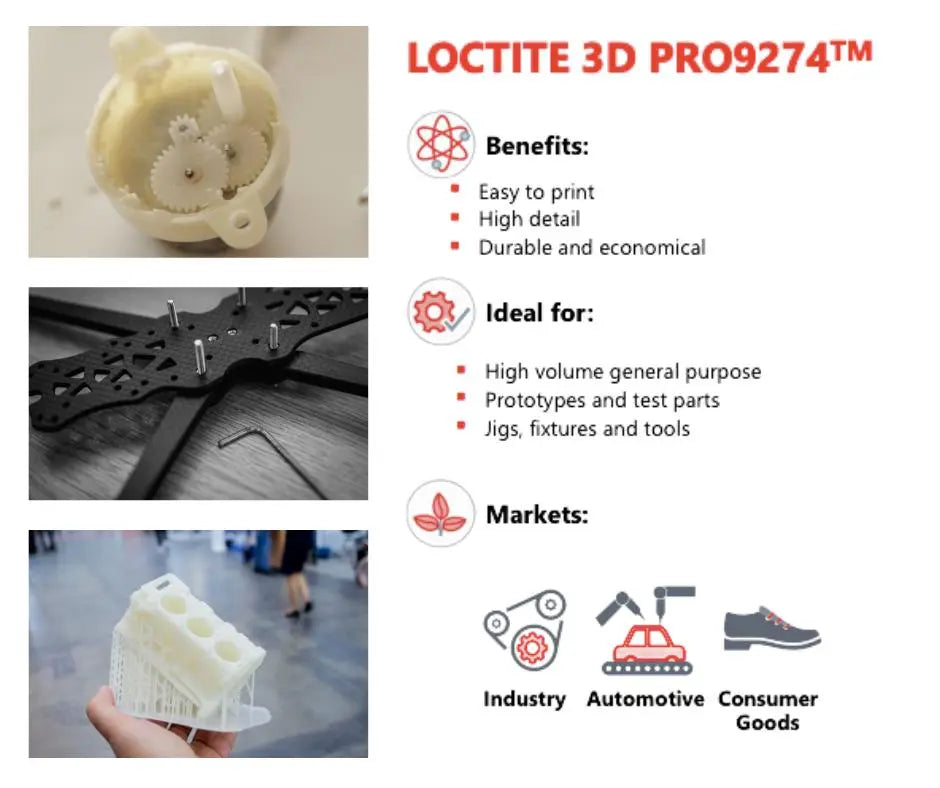 Henkel LOCTITE 3D PRO9274 Gray - 1kg